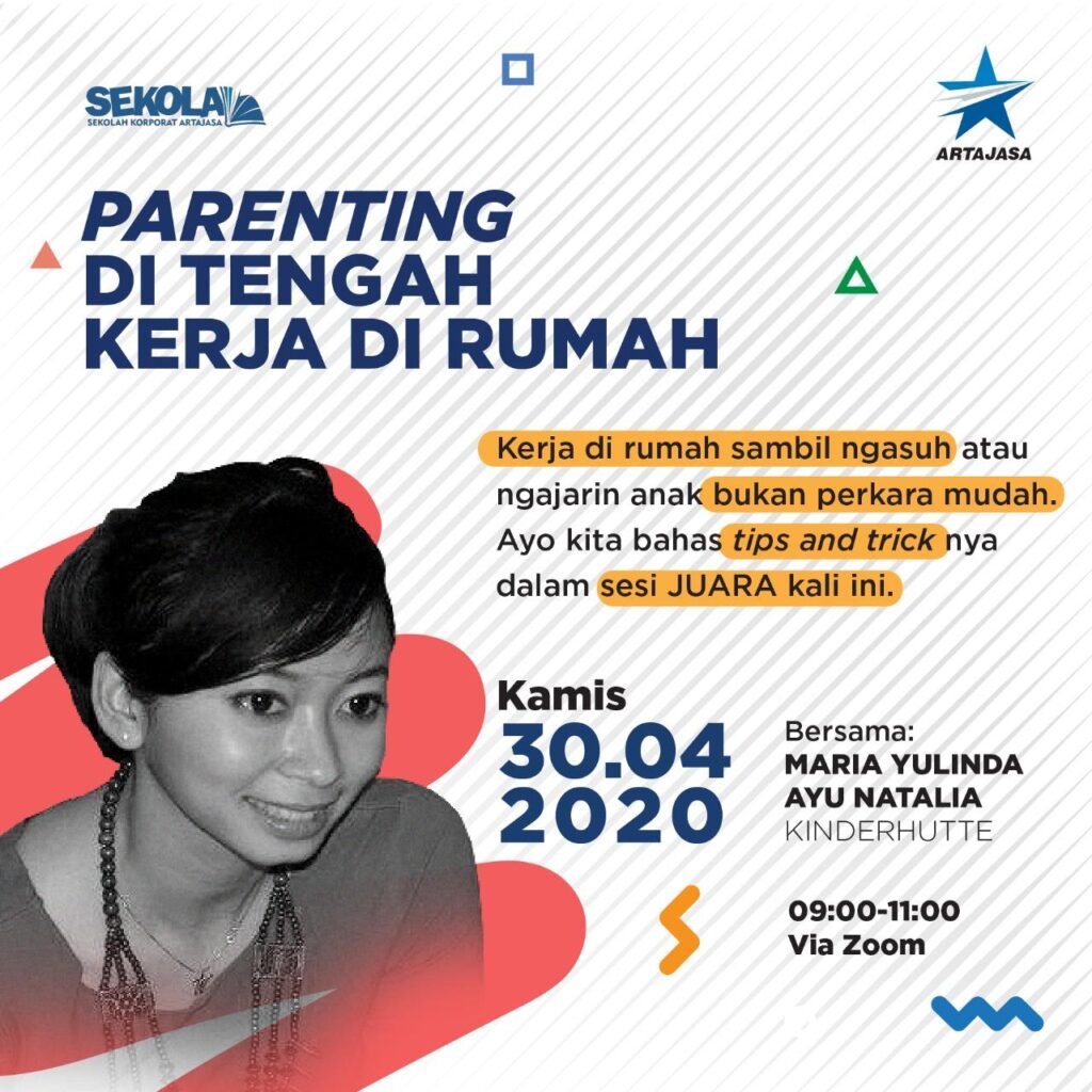 Poster: Parenting di tengah kerja di rumah