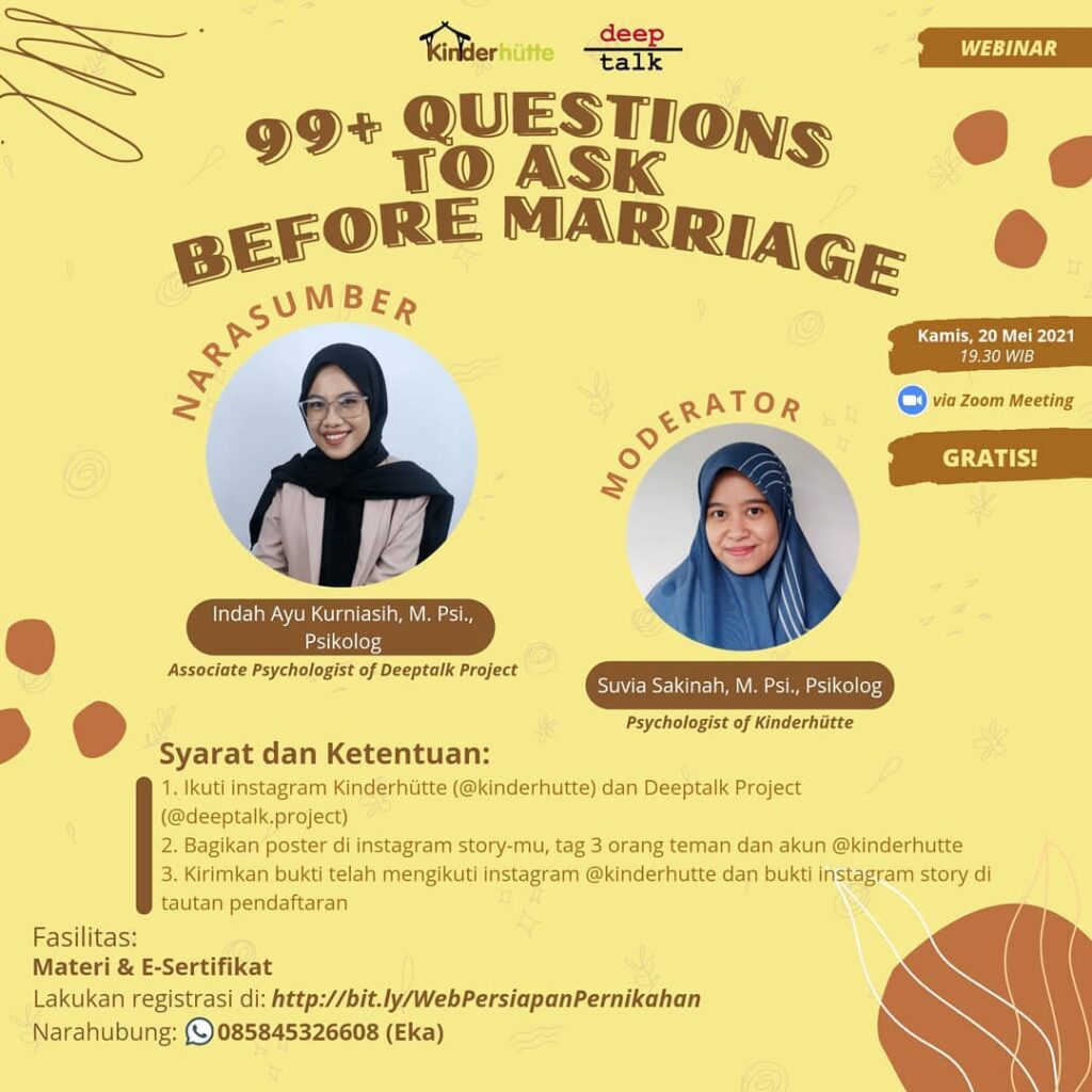 99 Questions Before Marriage